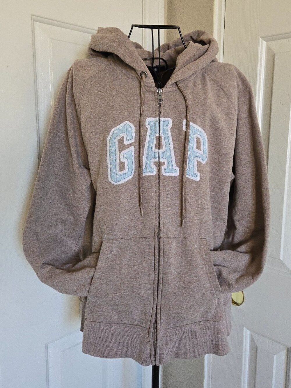 Gap Zip-Up Hoodie with Polka Dot Logo